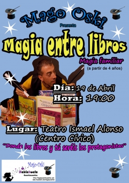 Mago Oski presenta "Magia entre libros"