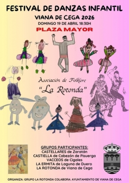 Festival de Danzas Infantil en Viana de Cega 