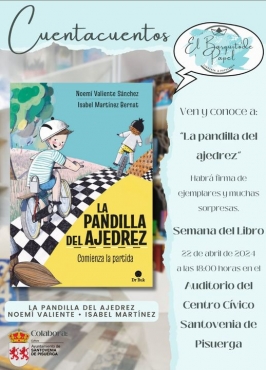 Cuentacuentos "La Pandilla del ajedrez" en Santovenia de Pisuerga