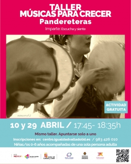 Taller de música para crecer en el Centro Municipal de Igualdad