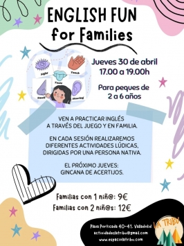 English fun for families en La Tribu