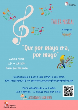 Taller musical "Que por mayo era, por mayo"