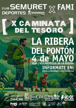Caminata del Tesoro en La Ribera del Pontón (Zamora)