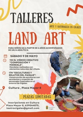 "Talleres Land Art" en Cigales