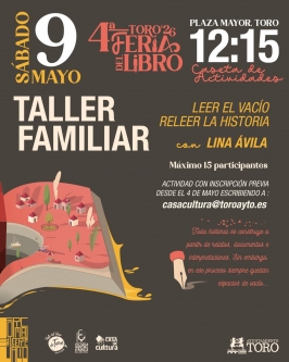 Taller familiar en la Feria del Libro de Toro 