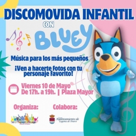 Discomovida infantil con Bluey en Laguna de Duero