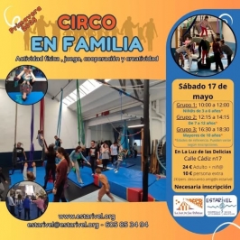 "Circo en familia" en la Luz de las Delicias