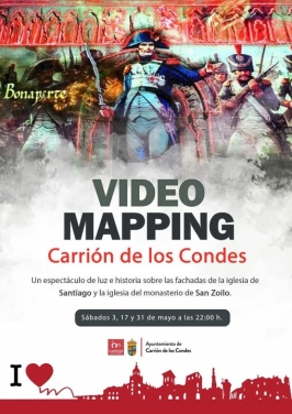 Video Mapping en Carrión de los Condes
