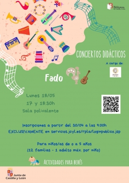 Concierto didáctico: "Fado" en la Biblioteca Pública de Castilla y León