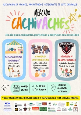 "Mercado cachivaches" en Aldeamayor de San Martín