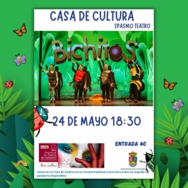 Spasmo Teatro presenta “Bichitos” en La Cistérniga