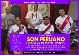 "Son Peruano" en la Feria del Libro de Valladolid