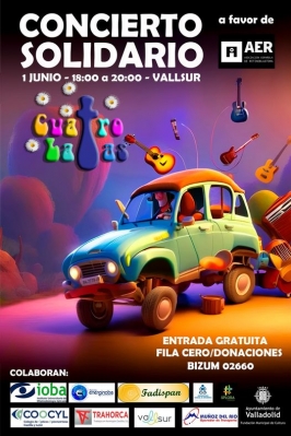 Concierto solidario "Cuatro Latas" en Vallsur