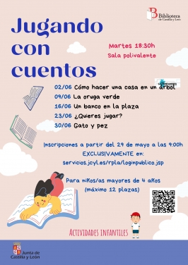 “Jugando con cuentos” en la Biblioteca Publica de Castilla y León