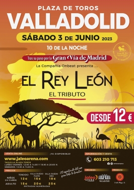 “El Rey León, el tributo” en la Plaza de Toros