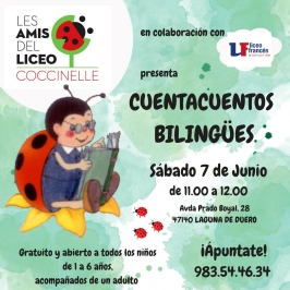 Cuentacuentos bilingües en el Liceo Francés de Laguna de Duero