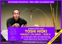Narración Oral con Yoshi Hioki en la Feria del Libro de Valladolid
