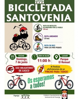 Bicicletada en Santovenia