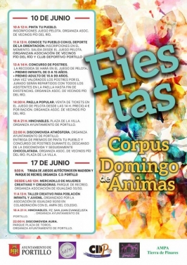 Fiestas Corpus domingo de Ánimas en Portillo 