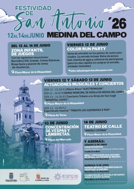 Festividad de San Antonio 2026 en Medina del Campo