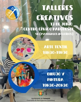 Talleres Creativos en el Centro Cívico Parquesol