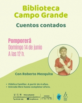 "Cuentos Contados" en la Biblioteca del Campo Grande