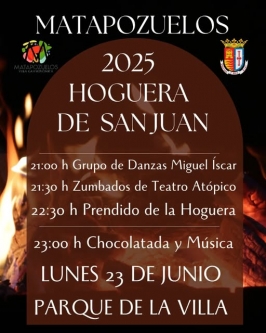 Hoguera de San Juan en Matapozuelos 