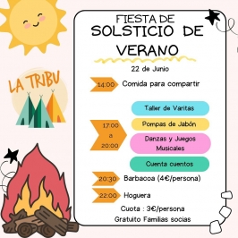 Fiesta de Solsticio de Verano en La Tribu