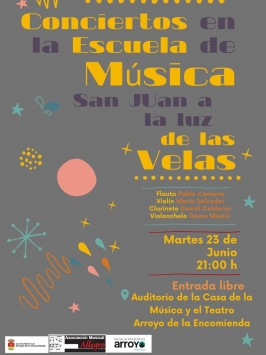 "Conciertos en la Escuela de Música, San Juan a la luz de las velas"