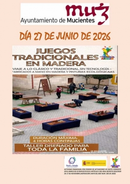 Juegos tradicionales en madera en Mucientes