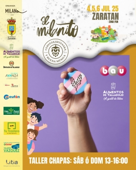 Taller de Chapas en el Festival El Milanito en Zaratán