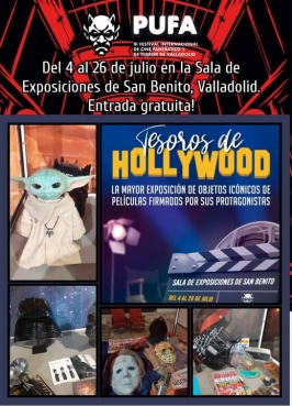 "Tesoros de Hollywood" en la Sala de Exposiciones de San Benito "Tesoros de Hollywood" en la Sala de Exposiciones de San Benito