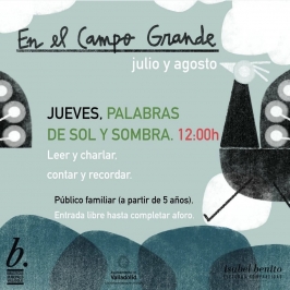 "Palabras de sol y sombra" en la Biblioteca del Campo Grande