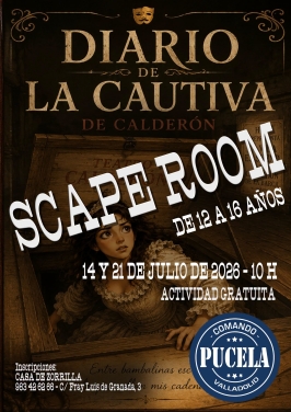 Scape Room “Diario de la cautiva del Calderón” Scape Room “Diario de la cautiva del Calderón”