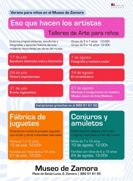 Talleres infantiles en el Museo de Zamora