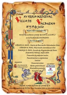 XV Feria Medieval en la Naturaleza de Valbuena de Duero