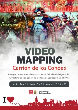 Video Mapping en Carrión de los Condes