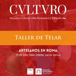 Taller infantil de "Telar" en la Villa Romana La Olmeda