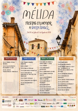 Fiestas en Honor a Santa Isabel en Mélida