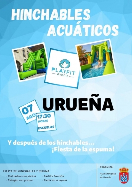 Hinchables acuáticos en Urueña