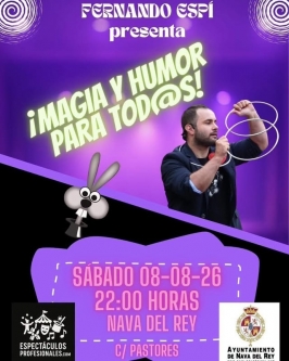 Fernando Espí presenta "Magia y humor" en Nava del Rey