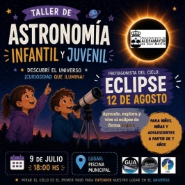 Taller de Astronomía en Aldeamayor de San Martín