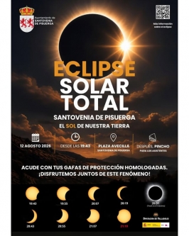 Eclipse Solar en Santovenia de Pisuerga