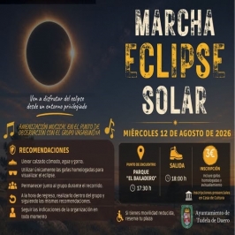 Marcha Eclipse Solar en Tudela de Duero