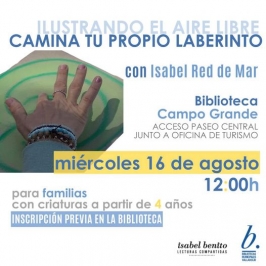 "Ilustrando al aire" en la Biblioteca del Campo Grande