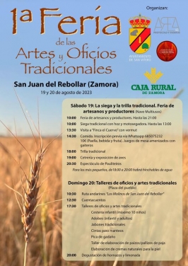 Feria de las Artes y Oficios Tradicionales en san Juan del Rebollar