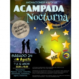 Acampada Nocturna en el C.D. Real Sociedad Hípica de Valladolid