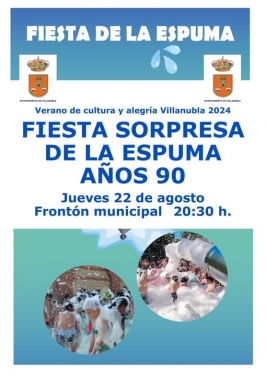 Fiesta de la Espuma en Villanubla