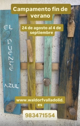 Campamento de fin de verano en el Puente Azul