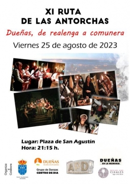 XI Ruta de las Antorchas en Dueñas